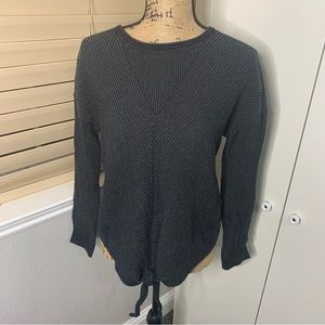 Lucky Brand Geo Shaped Tie Knot Sweater